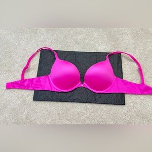 2012 Victoria’s Secret Very Sexy Pink Satin Convertible Padded Push Up Bra 34B
